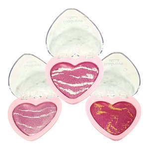 Lua e Neve - Blush Coração LN02138 A - 6 Und (A)