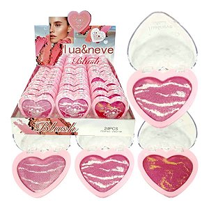 Lua e Neve - Blush Coração LN02138 A - 24 Und (A)