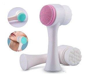 Meilys - Escova Dupla de Limpeza Facial MAC271 - SORT