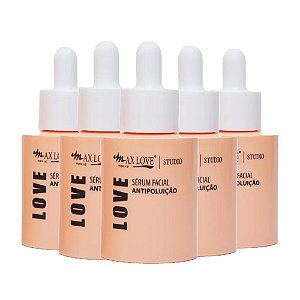 Max Love - Serum Facial Hidratante Antipoluição - 6 Und