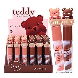 Vivai - Lip GLoss Ursinho Teddy Choko 3271 - 36 Und