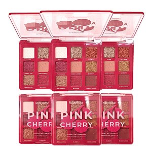 Ruby Rose - Paleta de Sombra Pink Cherry HBE2202 - 6 Und