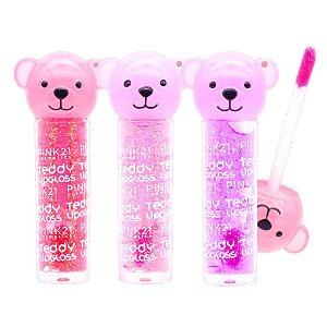 Pink 21 - Lip Gloss Magico Teddy Urso CS4947 - 6 Und