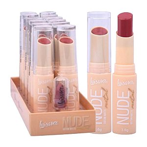 Luisance - Batom Matte Nude Metal COR 04 - 12 Und