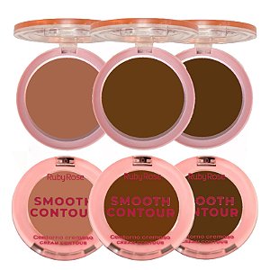 Ruby Rose - Contorno Cremoso Smooth Contour HBM201 - 06 Unid ( KIT 01 )