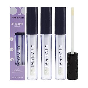 Lady Beauty - Lip Gloss Clear LB40 - 6 Und