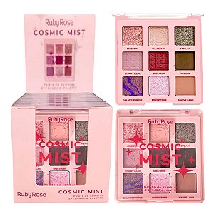 Ruby Rose - Paleta de Sombras Cosmic Mist HBE2204 - 12 Und