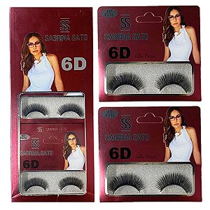 Sabrina Sato - Cilios Postiços 6D SS2994 - 10 pares