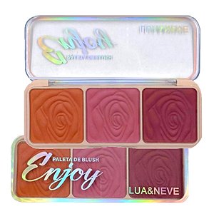 Lua e Neve - Paleta de Blush Enjoy LN07007 - COR A