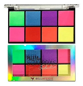 Bella Femme - Paleta de Sombras Coloridas BF10058 - ( Validade : 07/25)