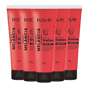 Poran - Sabonete Liquido Corpo e Rosto Melancia PR201 - 6 Un