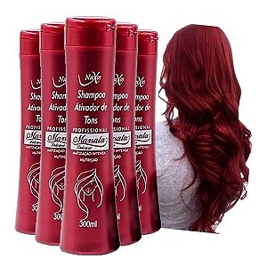 Naxos - Shampoo Ativador de Tons Marsala - 6 Und