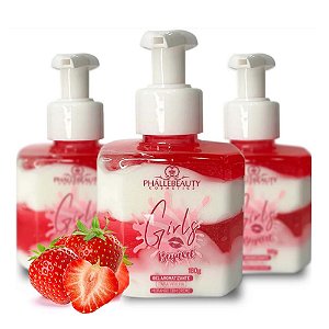 Phallebeauty - Gel Aromatizante p/ Virilha Morango - 12 Und