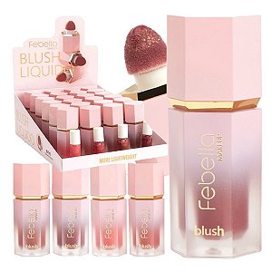 Febella - Blush Liquido com Aplicador BLU5063 - 24 Und