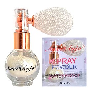 Amor Anjo - Iluminador Retro com Borrifador MI004 - Perola