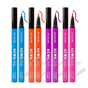 SP Colors - Delineador Colorido Neon Party SP375 - 4 Und