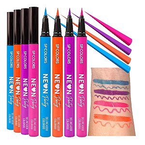 SP Colors - Delineador Colorido Neon Party SP375 - 12 Und