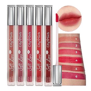 City Girls - Batom Liquido Soft Lips CG279 - 6 Und