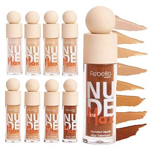 Febella - Corretivo Alta Cobertura Nude Max CL5098 - 8 Und