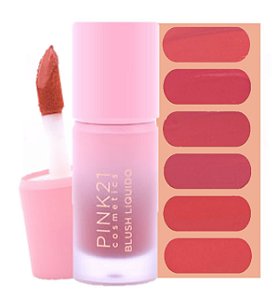 Pink 21 - Blush Liquido Multiuso CS5116 - 6 Und