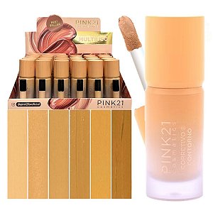 Pink 21 - Corretivo e Contorno Liquido CS5118 - 24 Und