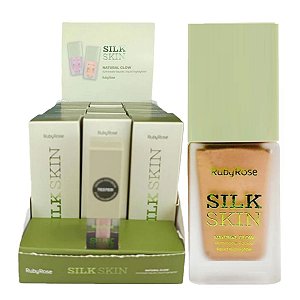 Ruby Rose - Iluminador Silk Skin F16014 Golden Halo - 12 Und