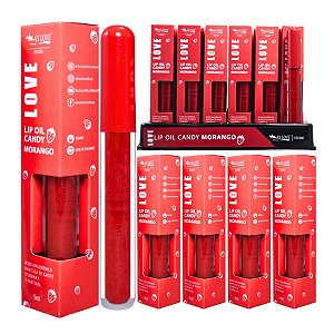 Max Love - Lip Oil Candy Morango 600 - 36 Und + Prov