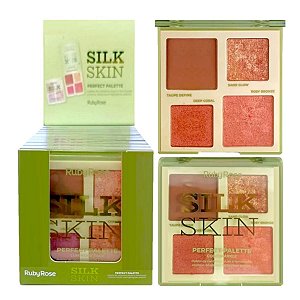Ruby Rose - Contorno Blush Iluminador Gold Sparkle - 12 Und