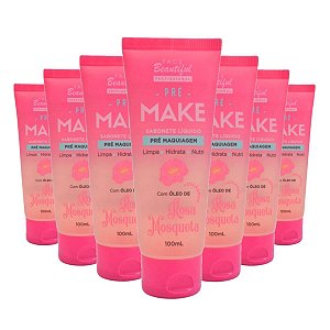 Face Beautiful - Sabonete Pre Make Rosa Mosqueta FB303 - 6Un