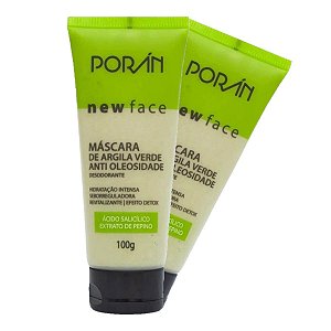 Poran - Mascara de Argila Verde Antioleosidade PR281