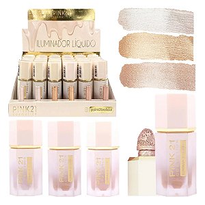 Pink 21 - Iluminador Liquido de Luxo CS3943 - 24 Und