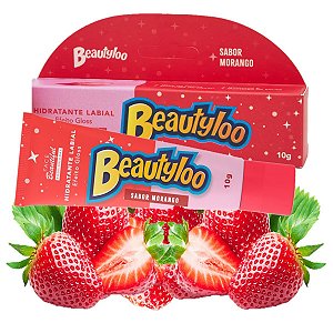 Face Beautiful - Hidratante Labial Beautyloo Morango FB468