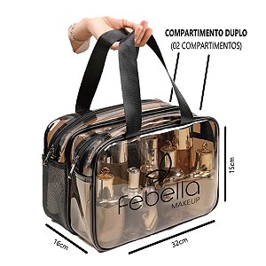 Febella - Necessaire WASH BAG GG DUPLO COMPARTIMENTO NB2050