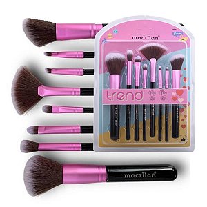 Macrilan - Kit 8 Pinceis Trend MT10 - 12 Kits
