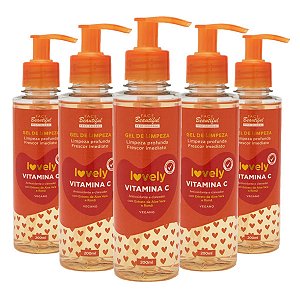 Face Beautiful - Gel de Limpeza Lovely Vitamina C - 6 Und