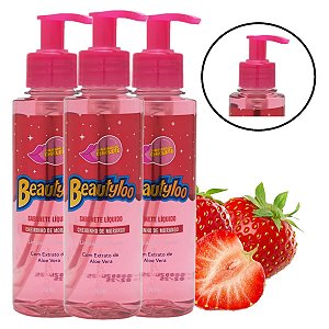 Face Beautiful - Sabonete Beautyloo MORANGO FB514 - 6 Und