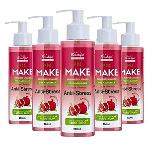 Face Beautiful - Sabonete Pos Make Anti Stress - 6 Und