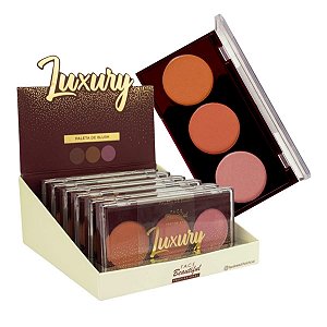 Face Beautiful - Paleta Trio de Blush Luxury FB343 - 6 Und