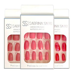 Sabrina Sato - Unhas Postiças Autocolantes SS3465 - 6 Kits