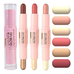 Pink 21 - Blush e Iluminador Glow Stick CS4241 - 6 Und