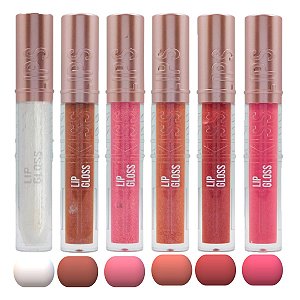 Pink 21 - Lip Gloss Kisslips CS4615A - 6 Und (A)