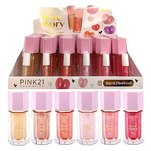 Pink 21 - Lip Gloss Love Story CS4842 - 24 Und