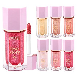 Pink 21 - Lip Gloss Love Story CS4842 - 6 Und