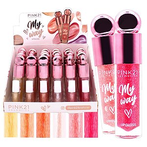 Pink 21 - Lip Gloss My Way Glitter CS4840 - 24 Und
