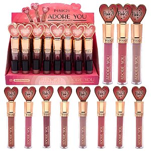 Pink 21 - Lip Gloss Adore You CS4834 - 24 Und
