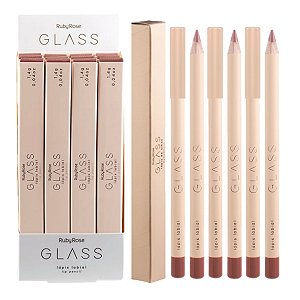 Ruby Rose - Lapis Labial GLASS LL01 - 12 Und