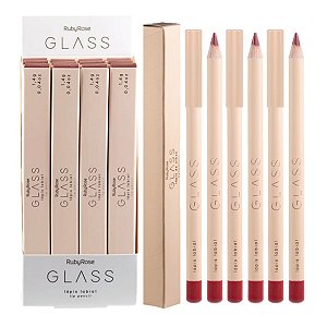 Ruby Rose - Lapis Labial GLASS LL04 - 12 Und