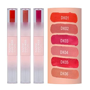 Ruby Rose - Batom Duo Kiss Lipstick L6203 G1 - 12 Und