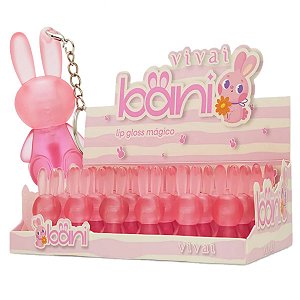 Vivai - Lip Gloss Magico Coelho Bani Chaveiro 3149 - 24 Und