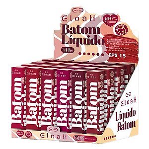 Eloah - Batom Liquido Matte 24H FPS15 BTL01 - 24 Und